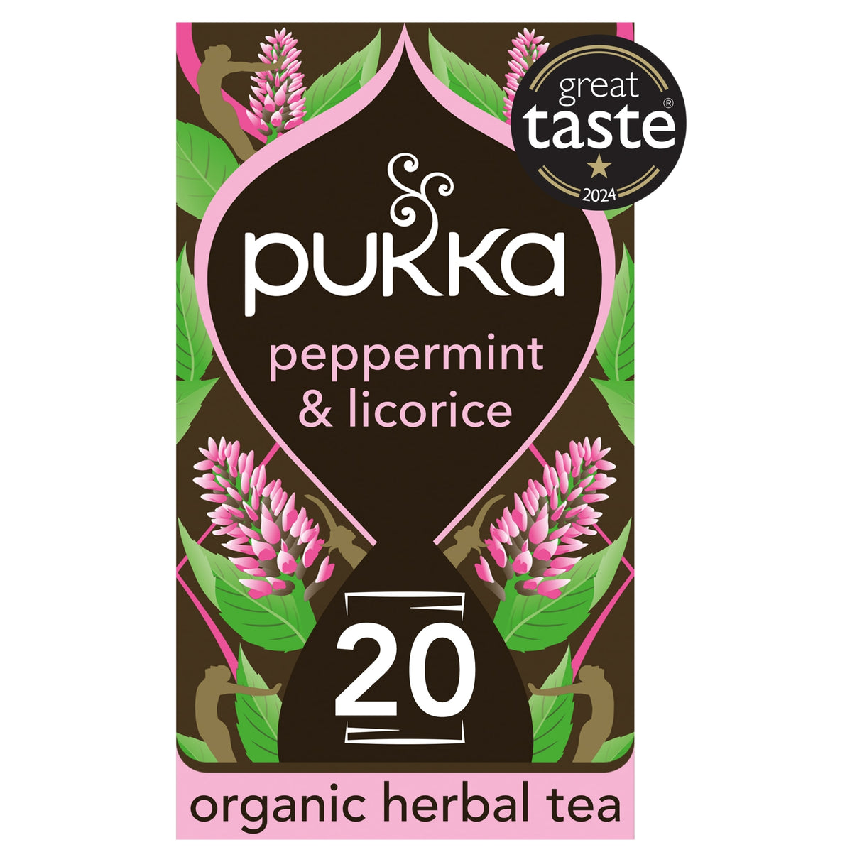 Pukka Organic Peppermint & Licorice 20 Tea Bags 30 g