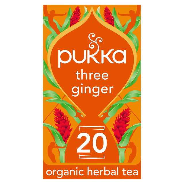 Pukka Organic Three Ginger 20 Tea Bags 36 g