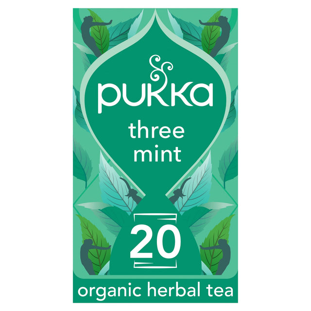 Pukka Organic Three Mint 20 Tea Bags 32 g