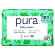 Pura Plastic Free Baby Wipes 3 x 60 Pack