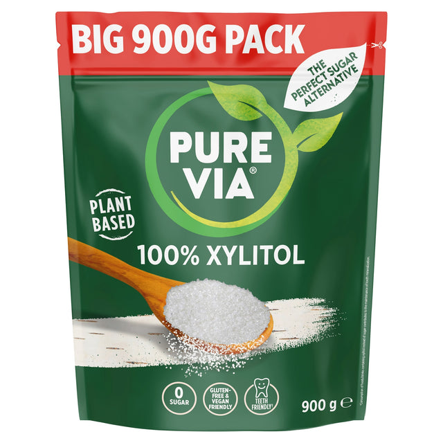Pure Via 100% Xylitol Plant Based 900 g