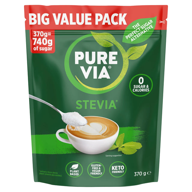 Pure Via Stevia Sweetener 370 g