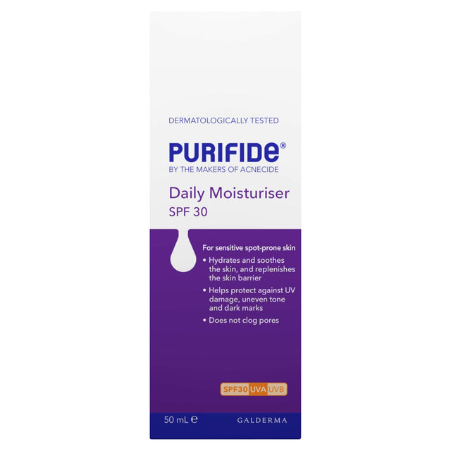Purifide Daily Moisturiser SPF 30 50 ml
