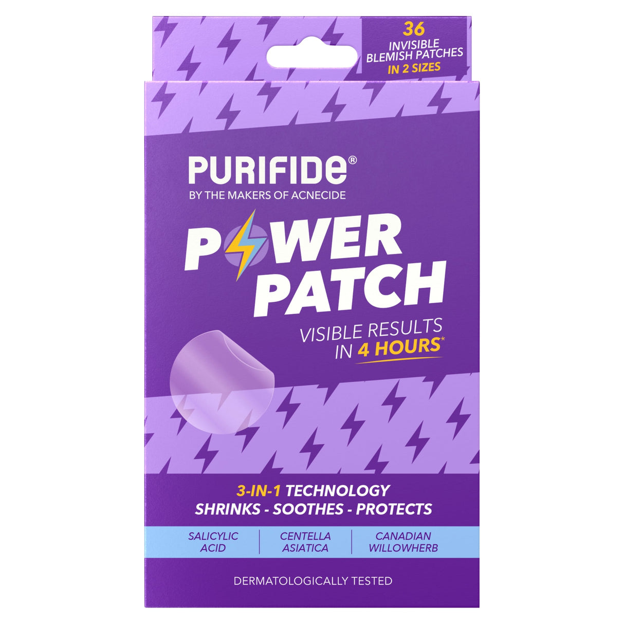 Purifide Power Patch Invisible Blemish Patches 36 Pack