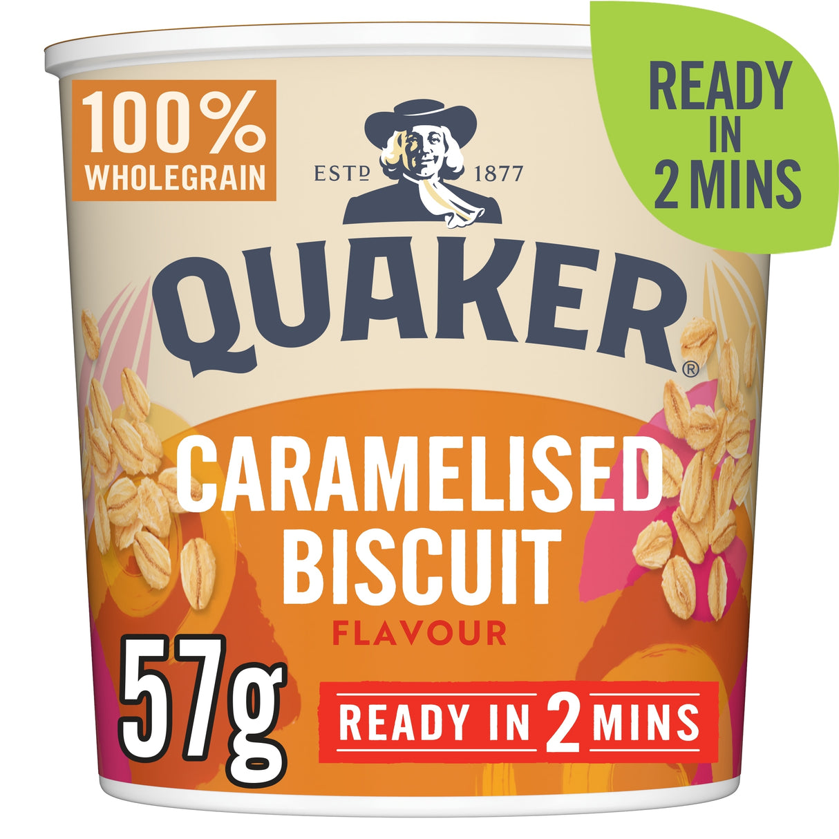 Quaker Caramelised Biscuit Porridge Pot 57 g
