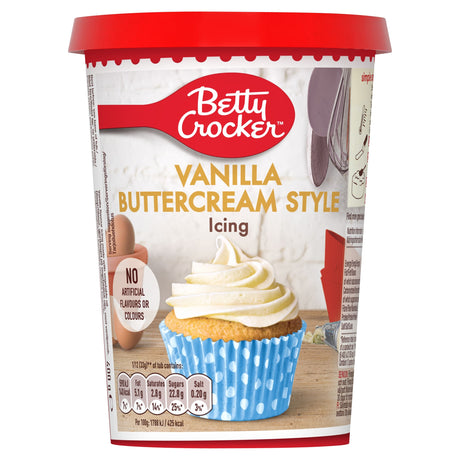 Betty Crocker Vanilla Buttercream Style Icing 400 g