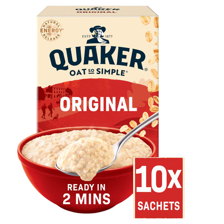 Quaker Oat So Simple Original Porridge Sachets 10 x 27 g