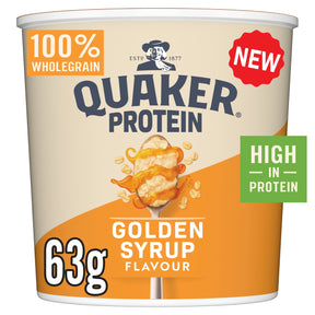 Quaker Protein Oat So Simple Golden Syrup Porridge Pot 63 g