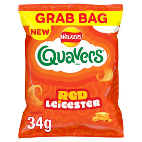 Quavers Red Leicester Grab Bag Crisps 34 g