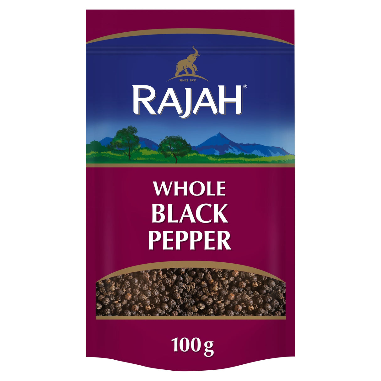 Rajah Whole Black Pepper 100 g