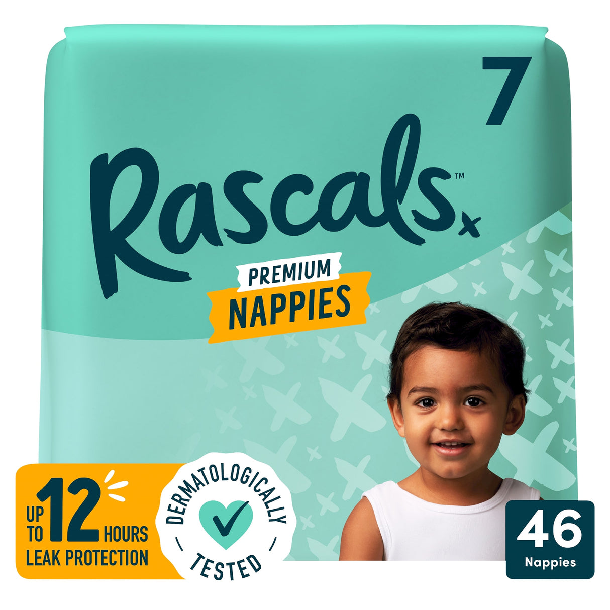 Rascals Premium Nappies Size 7 46 Jumbo Pack