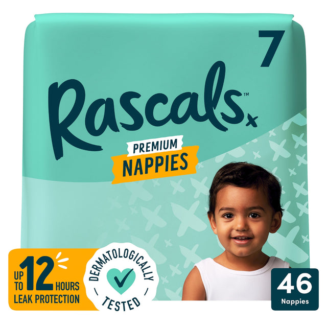 Rascals Premium Nappies Size 7 46 Jumbo Pack