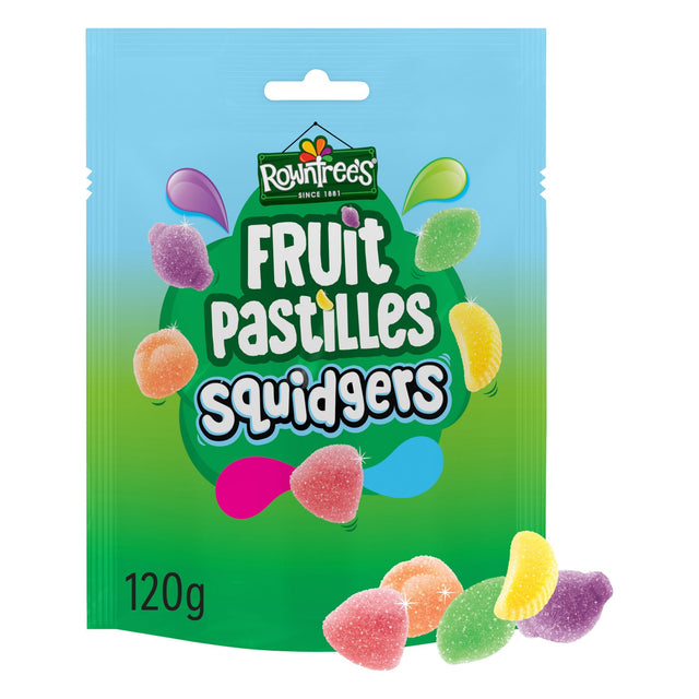 Rowntree's Fruit Pastilles Squidgers Sweets Sharing Bags 120 g