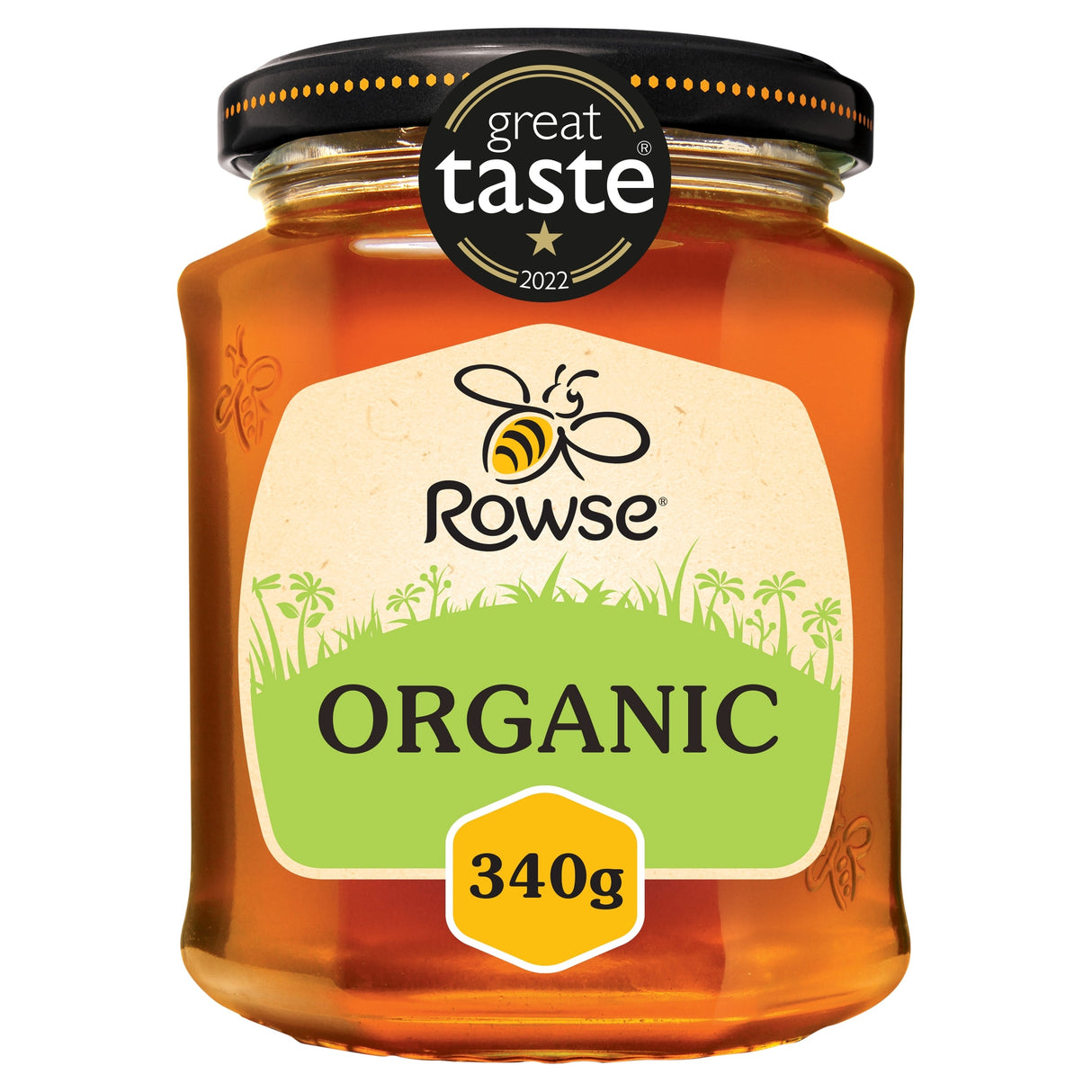 Rowse Organic Clear Honey 340 g