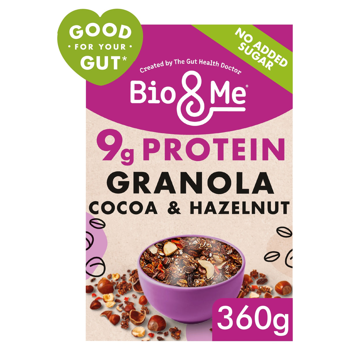 Bio & Me Granola Cocoa & Hazelnut 360 g