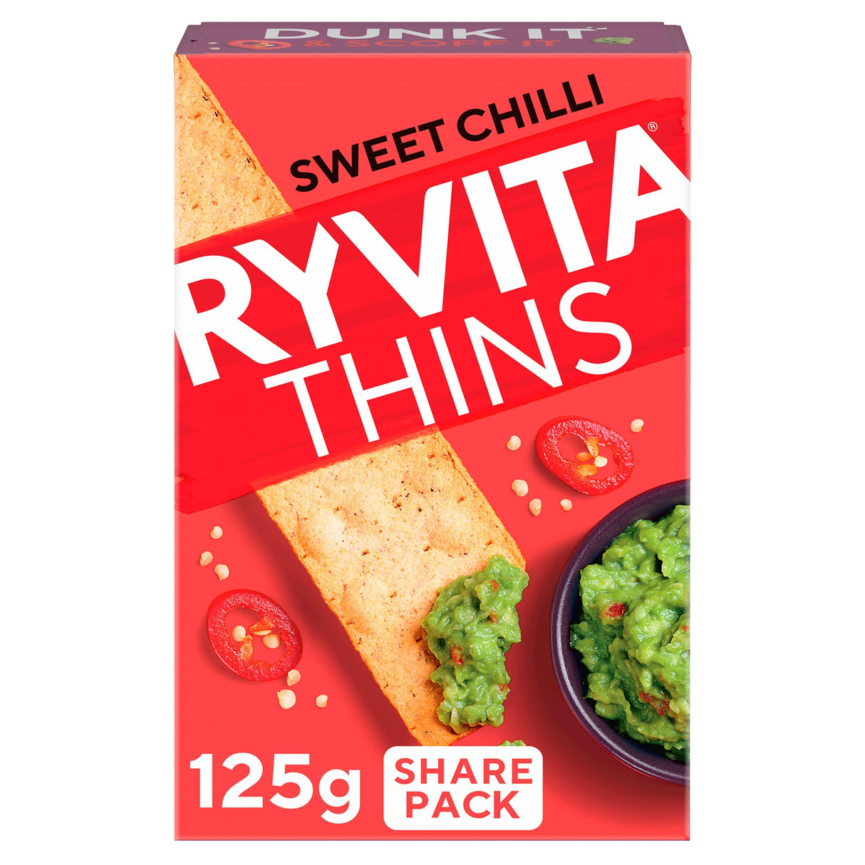 Ryvita Thins Sweet Chilli 125 g