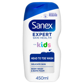Sanex Expert Skin Health Kids Head To Toe Body Wash 450 ml