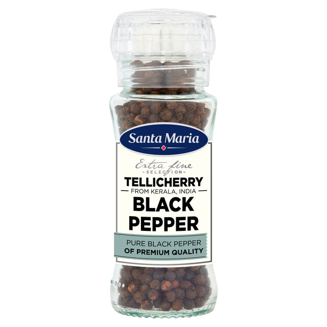 Santa Maria Tellicherry Black Pepper Grinder 70 g