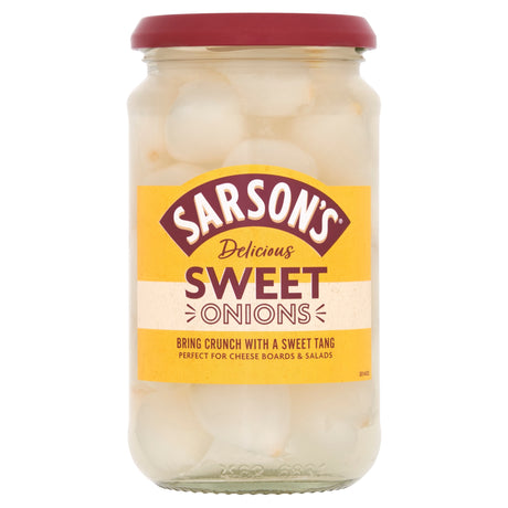 Sarsons Sweet Onions 460 g