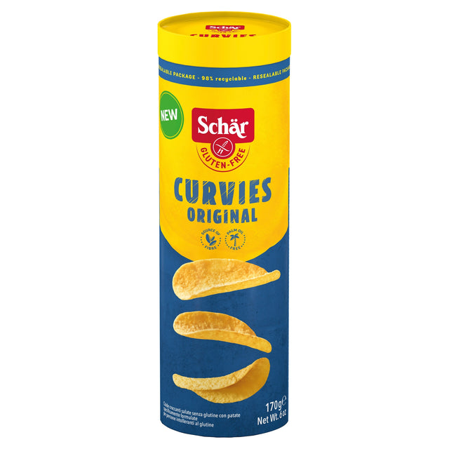 Schar Gluten Free Curvies Potato Snack Original 170 g