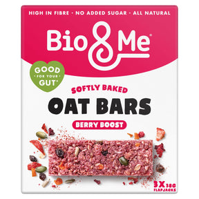 Bio & Me Super Berry Oat Bar Strawberries & Raspberries 3 Pack 38 g