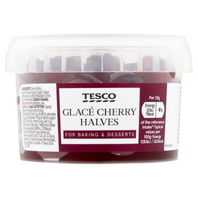 Tesco Glace Cherry Halves 200 g