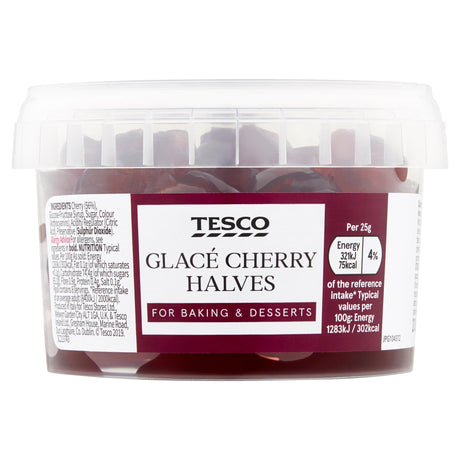 Tesco Glace Cherry Halves 200 g