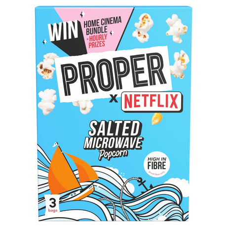Proper Corn Salted Microwave Popcorn 3 x 70 g