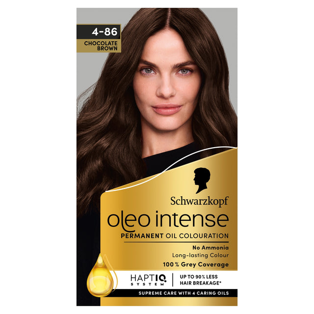 Schwarzkopf Oleo Intense Permanent Oil Colouration Chocolate Brown 4-86