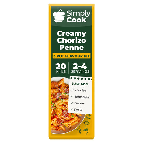 Simply Cook Creamy Chorizo Penne Recipe Kit 39 g