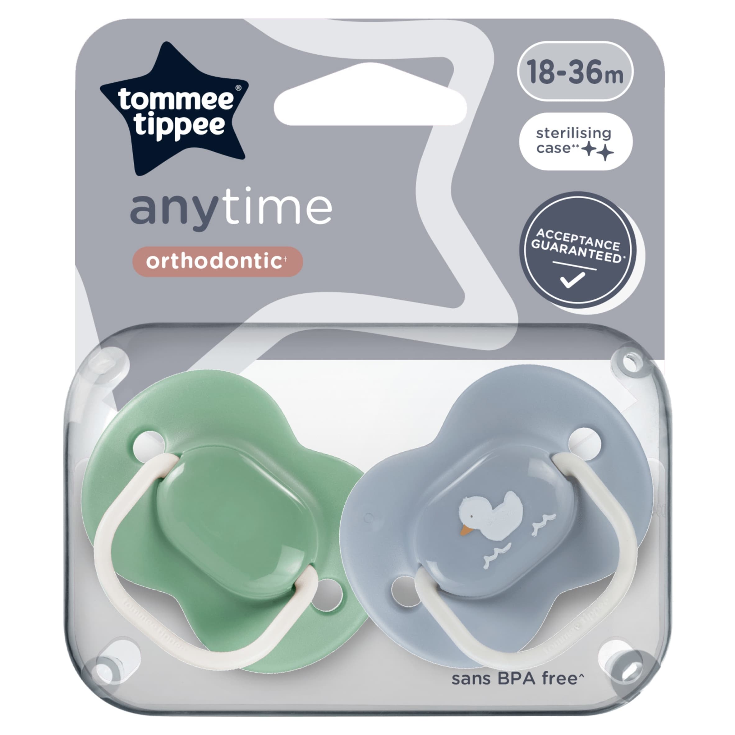 Buy Tommee Tippee Anytime Soothers 18-36 Months Pack of in