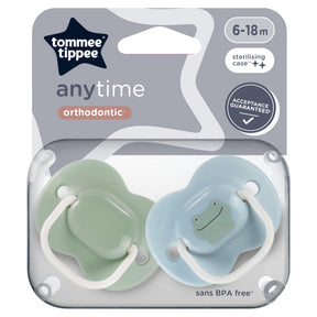 Tommee Tippee Anytime Soothers 6-18 Months Pack of 2