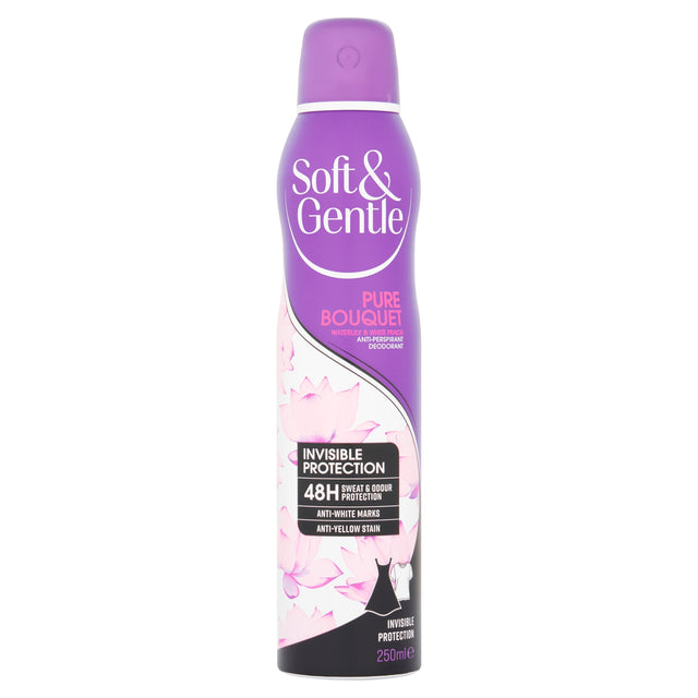 Soft & Gentle Pure BouqueTinvisible Protection 48 Hour Anti-Perspirant Deodorant Spray 250 ml