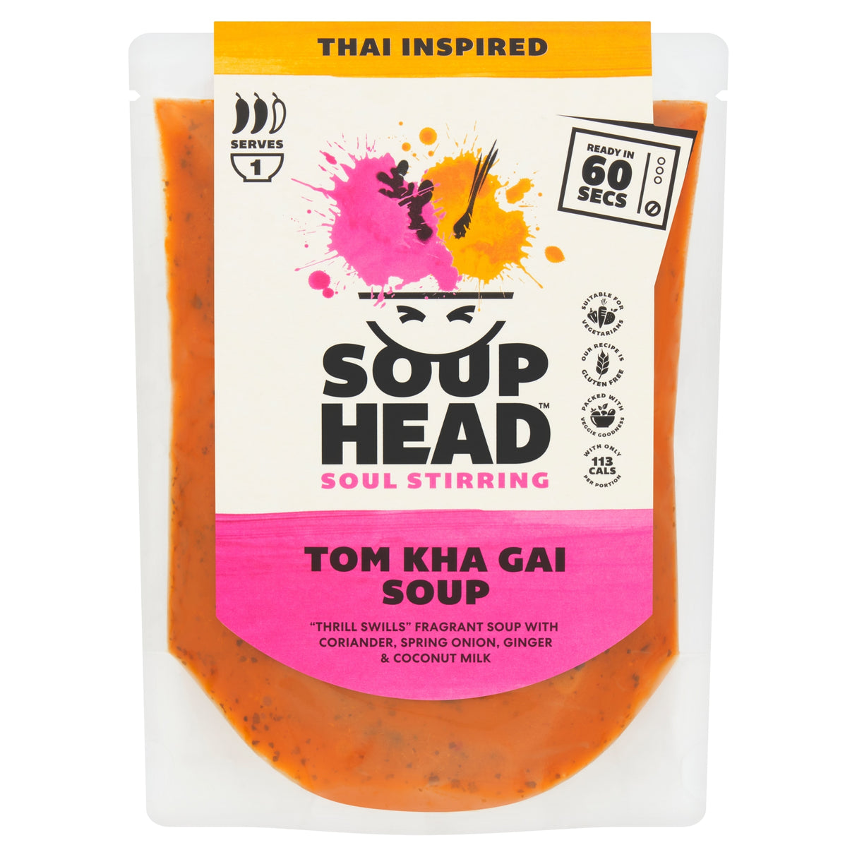 Soup Head Thai Inspired Soul Stirring Tom Kha Gai Soup 300 g