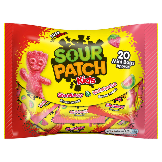 Sour Patch Kids Strawberry & Watermelon Flavour Sweets 350 g