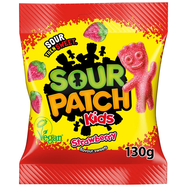 Sour Patch Kids Strawberry Sweets Bag 130 g