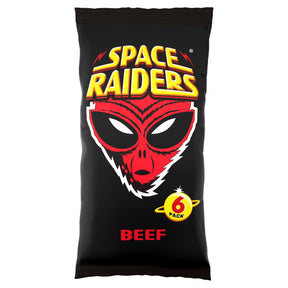 Space Raiders Beef Multi-Pack Crisps 6 x 13 g