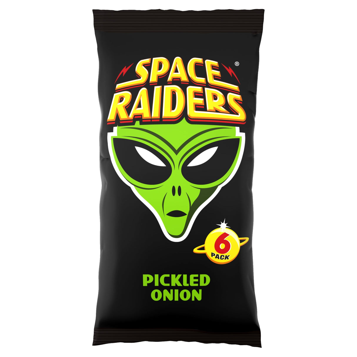 Space Raiders Pickled Onion Multi-Pack Crisps 6 x 13 g