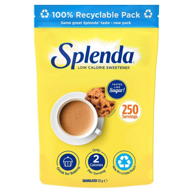 Splenda Low Calorie Sweetener Granulated 125 g