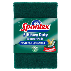 Spontex Heavy Duty Scourer Pads 3 Pack