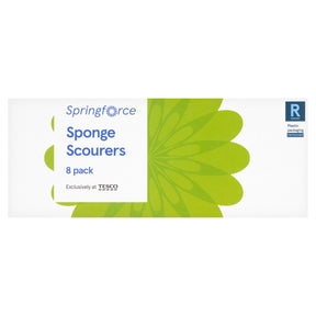 Springforce Sponge Scourers 8 Pack