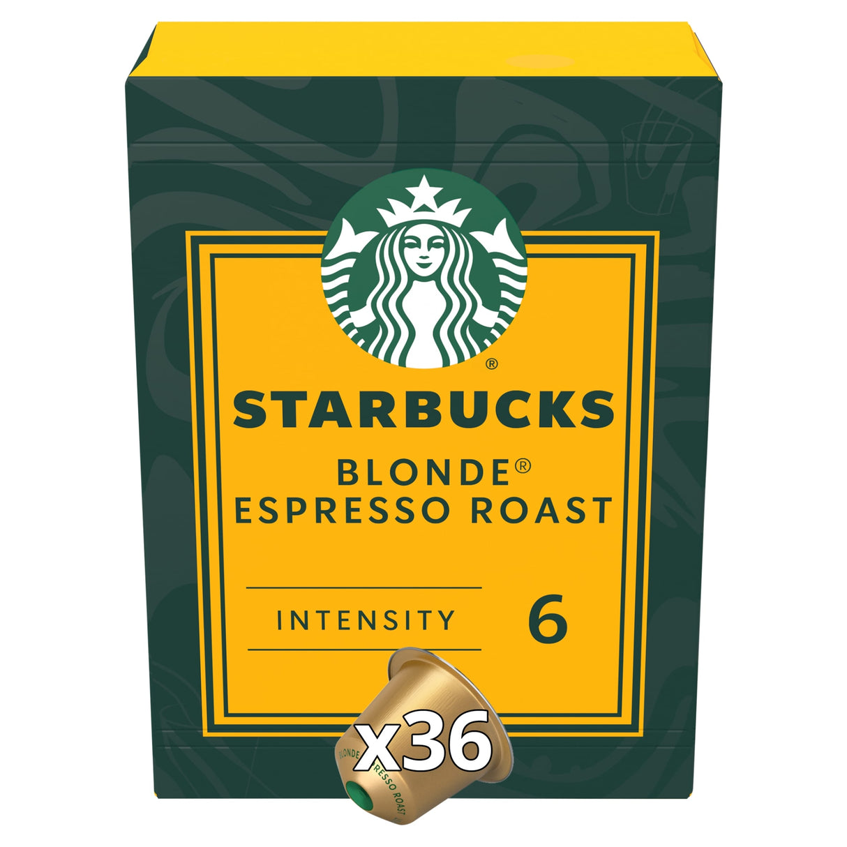 Starbucks Blonde Espresso Roast Coffee Pods x 36 188 g