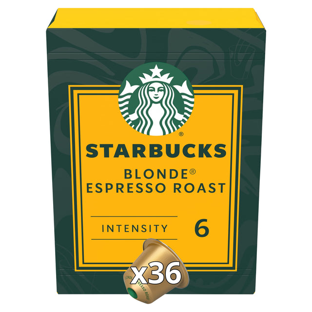 Starbucks Blonde Espresso Roast Coffee Pods x 36 188 g