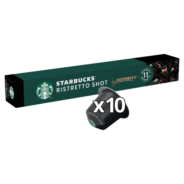 Starbucks By Nespresso Ristretto Shot 10 Coffee Capsules 57 g