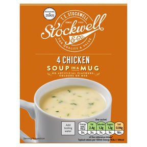 Stockwell & Co Chicken Soup In A Mug 4 x 22 g