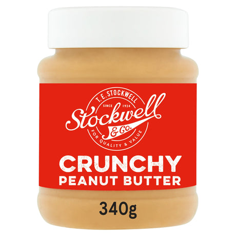Stockwell & Co Crunchy Peanut Butter 340 g