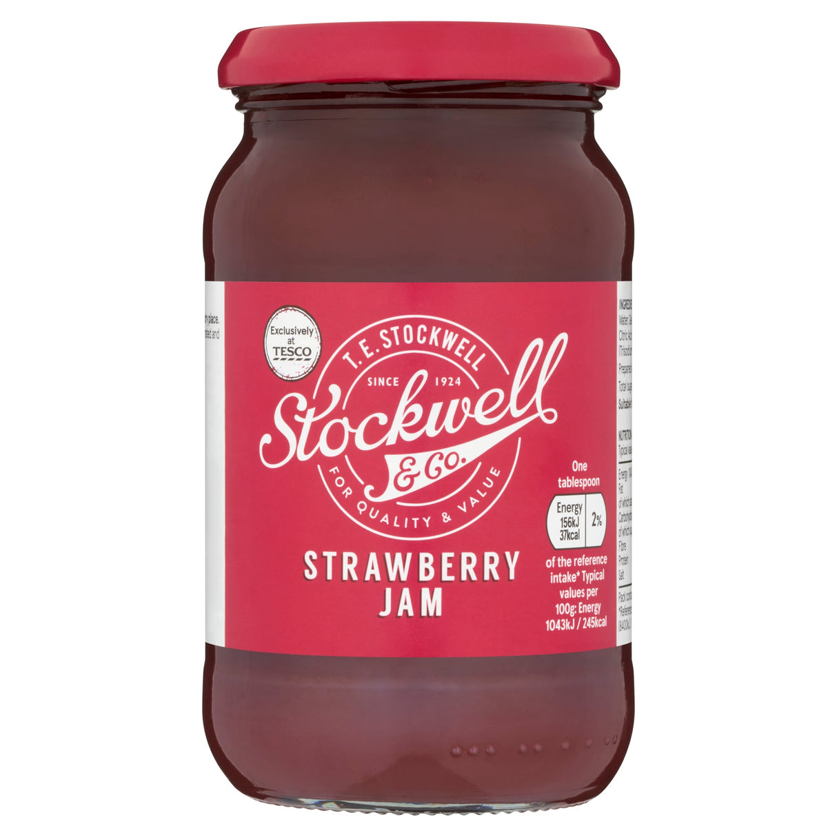 Stockwell & Co Strawberry Jam 454 g