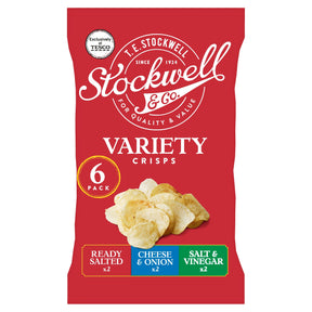 Stockwell & Co Variety Pack Crisps 6 x 25 g