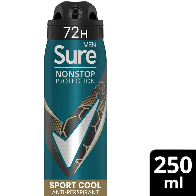 Sure Men Sport Cool 72 Hour Anti-Perspirant Deodorant 250 ml