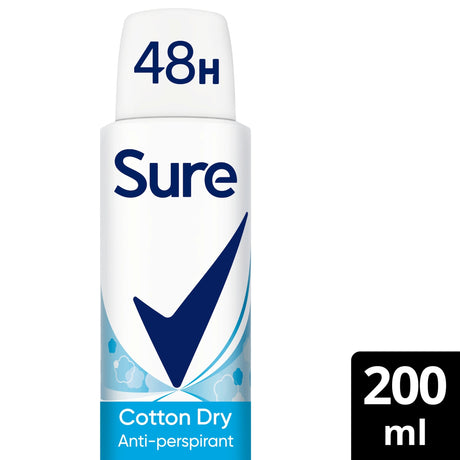 Sure Women Cotton Dry 48 Hour Anti-Perspirant Deodorant 200 ml